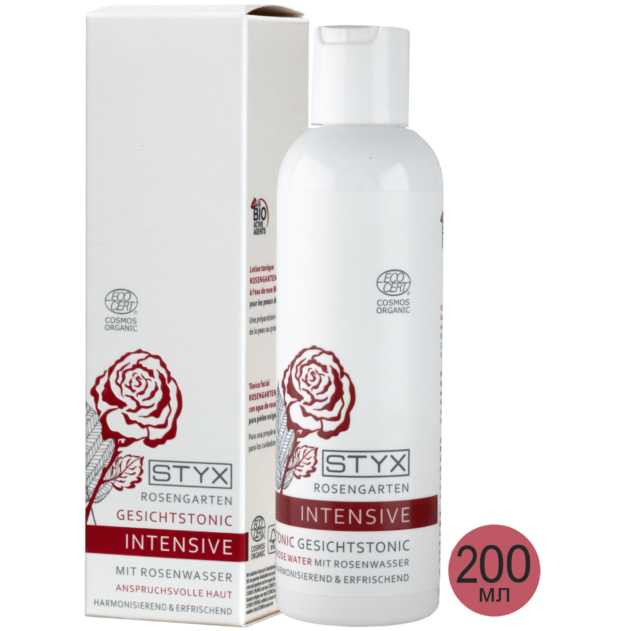 Тоник для лица с гидролатом розы